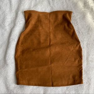 Naked Wardrobe Suede Skirt